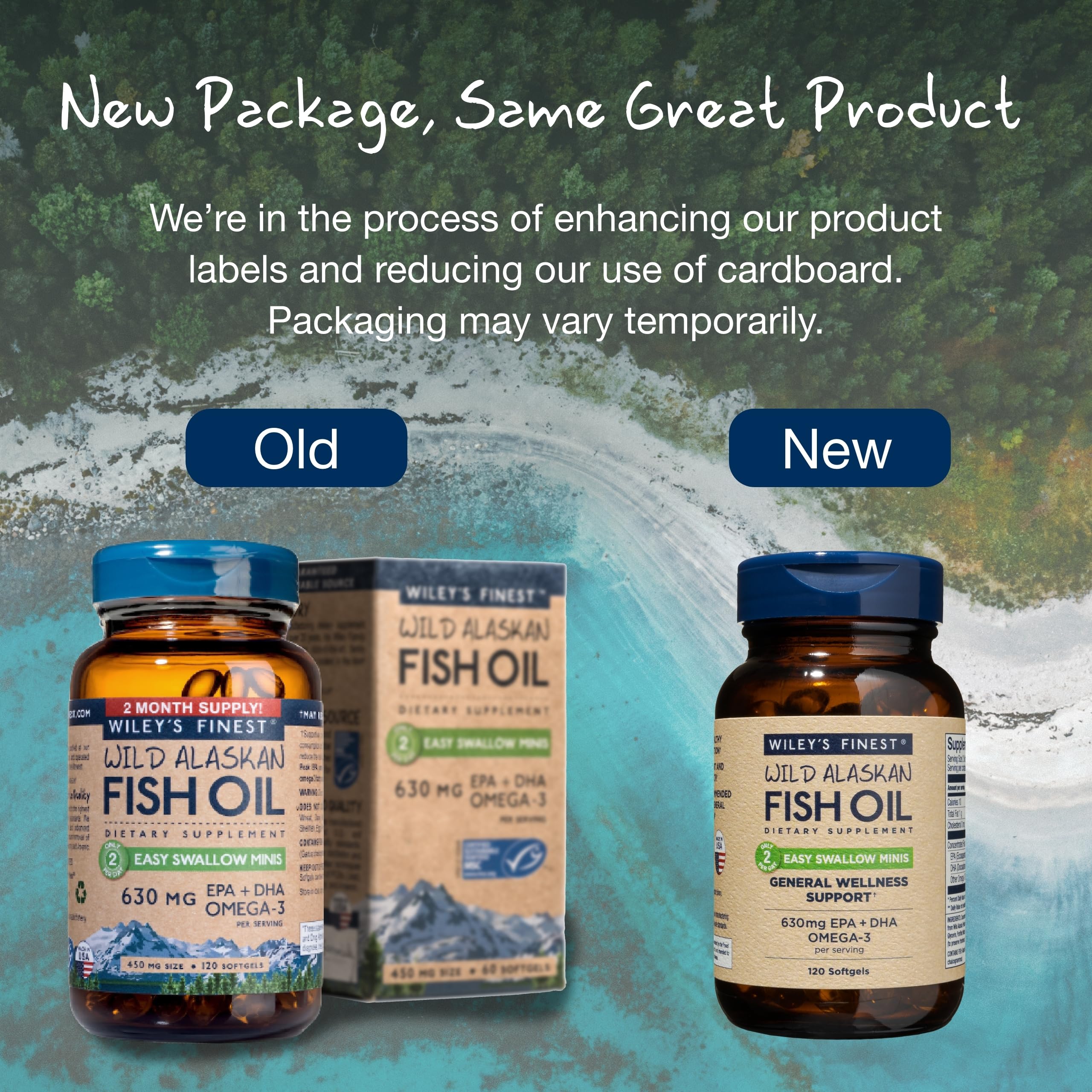 Foto 7 | Suplemento De Aceite De Pescado Salvaje De Alaska Wiley's Finest 630 Mg - Venta Internacional.