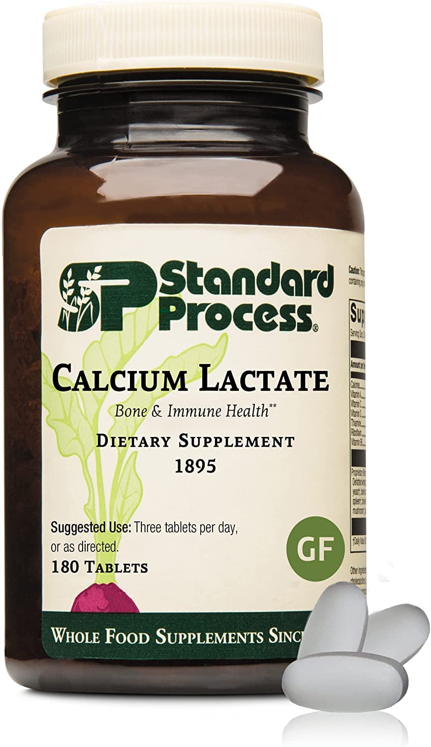 Foto 1 | Suplemento De Lactato De Calcio Standard Process 180 Comprimidos - Venta Internacional.