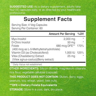 Foto 2 | Oferta De Suplementos Suplemento De Mioinositol Y D-quiroinositol - Venta Internacional.