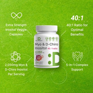 Foto 4 | Oferta De Suplementos Suplemento De Mioinositol Y D-quiroinositol - Venta Internacional.