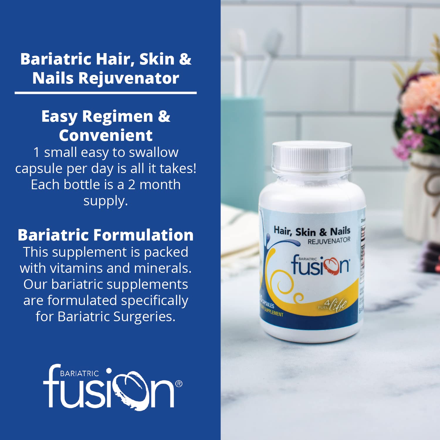 Foto 5 pulgar | Suplemento Bariatric Fusion Una Vez Al Día Para Cabello, Piel Y Uñas Para Mujeres - Venta Internacional.