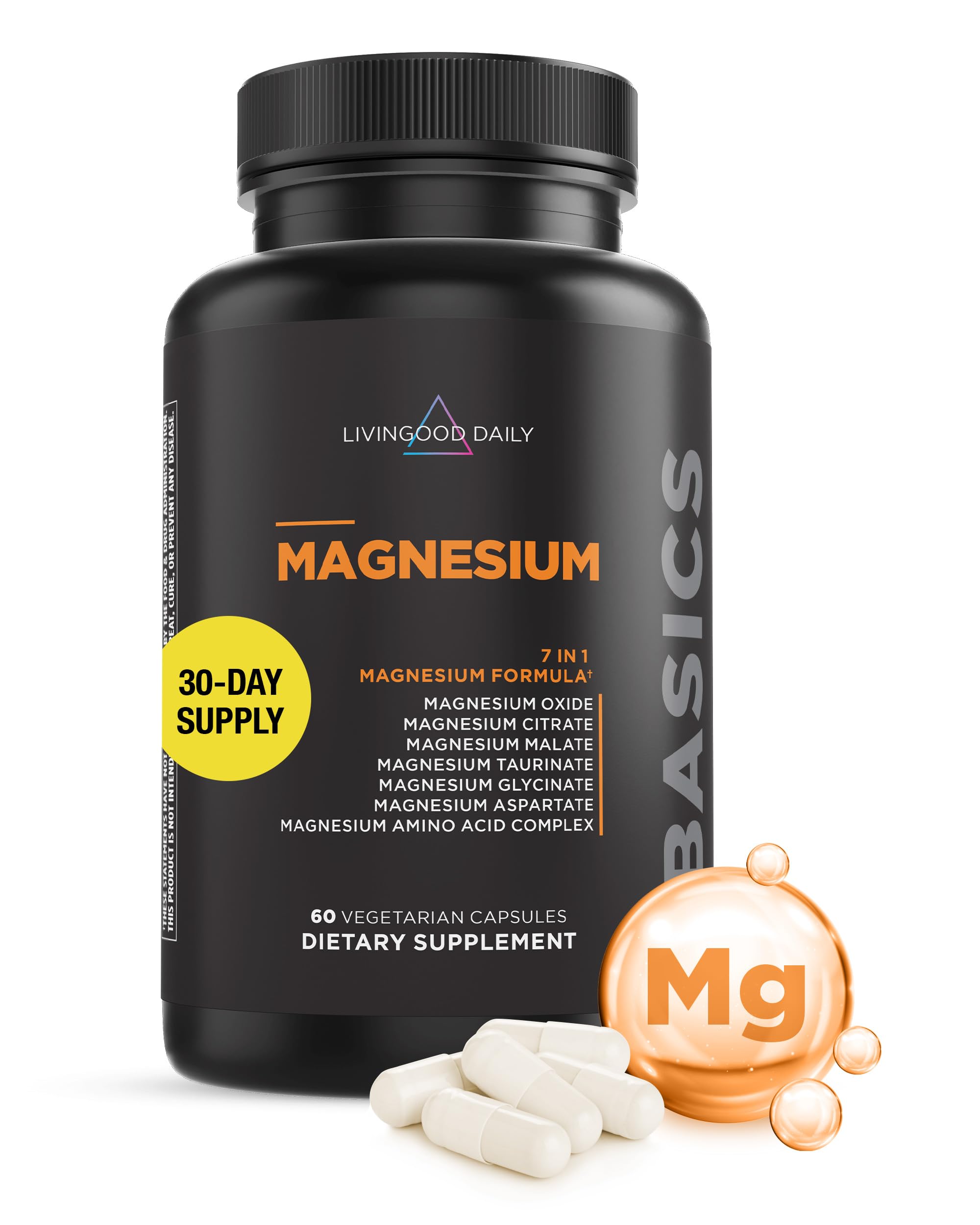 Foto 2 pulgar | Suplemento Livingood Daily Magnesio 300 Mg 60 Cápsulas - Venta Internacional.