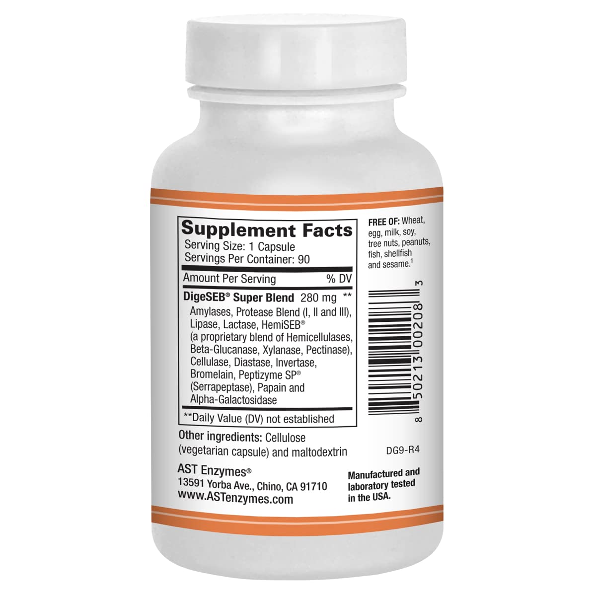 Foto 5 pulgar | Suplemento De Enzimas Digestivas Ast Enzymes Digest-gi Ultra 90 C - Venta Internacional.