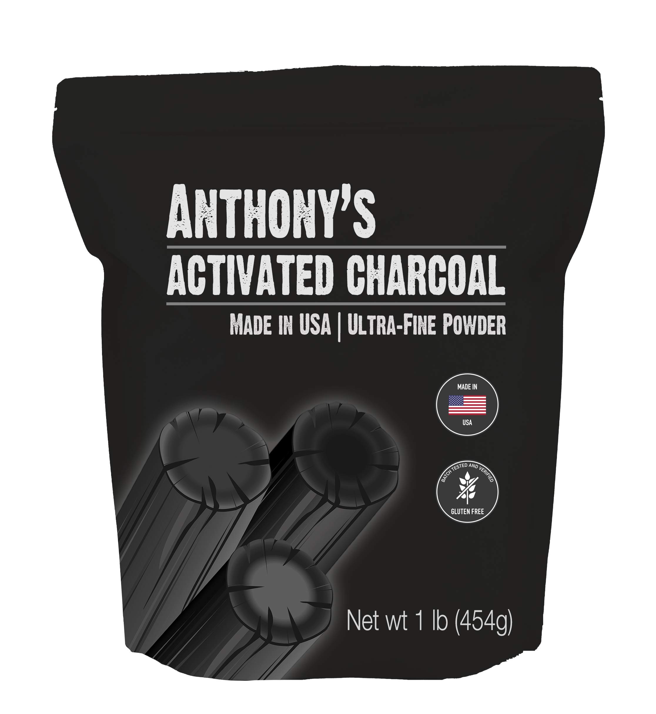 Foto 2 pulgar | Carbón Activado Anthony's Ultra Fine, 454 G, Apto Para Uso Alimentario - Venta Internacional.