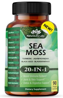Foto 1 | Suplemento Naturalife Labs Sea Moss 6000 Mg De Aceite De Semilla Negra 2500 Mg - Venta Internacional.