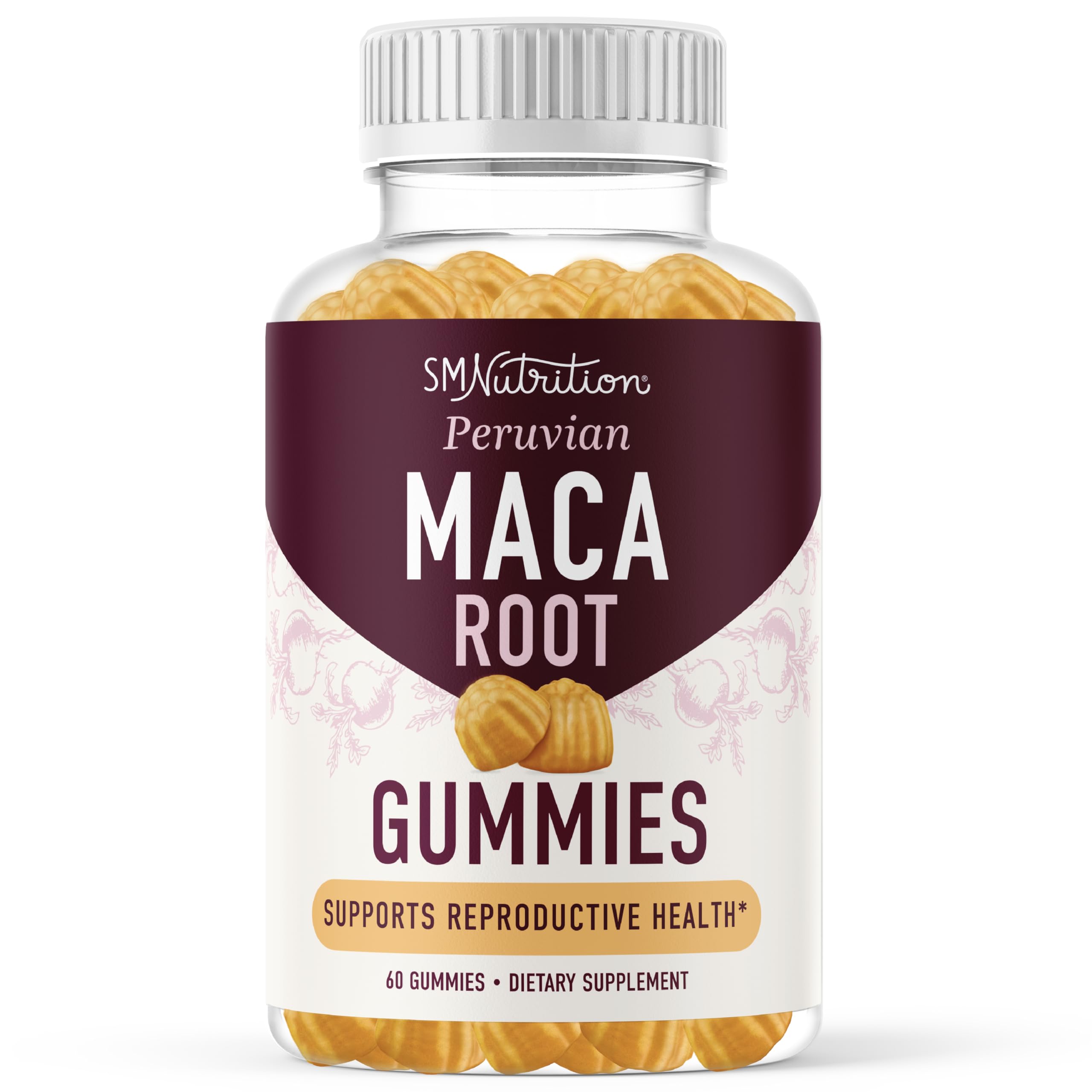 Foto 1 | Suplemento Smnutrition: Gomitas De Raíz De Maca, 200 Mg, 60 Gomitas - Venta Internacional.