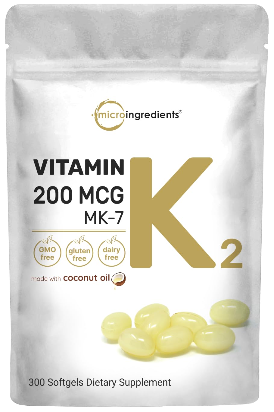 Foto 2 pulgar | Suplemento De Microingredientes, Vitamina K2 Mk-7, 200 Mcg - Venta Internacional.