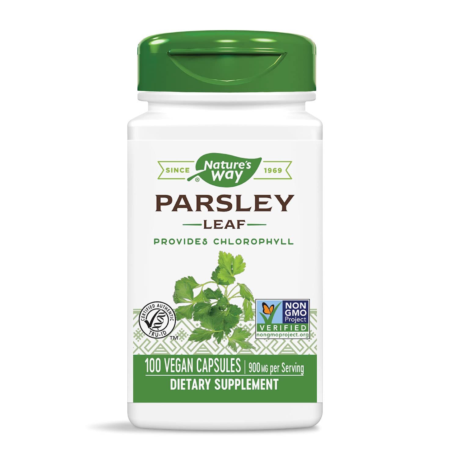 Foto 2 pulgar | Suplemento Nature's Way Premium Herbal Perejil Leaf 100 Cápsulas - Venta Internacional.