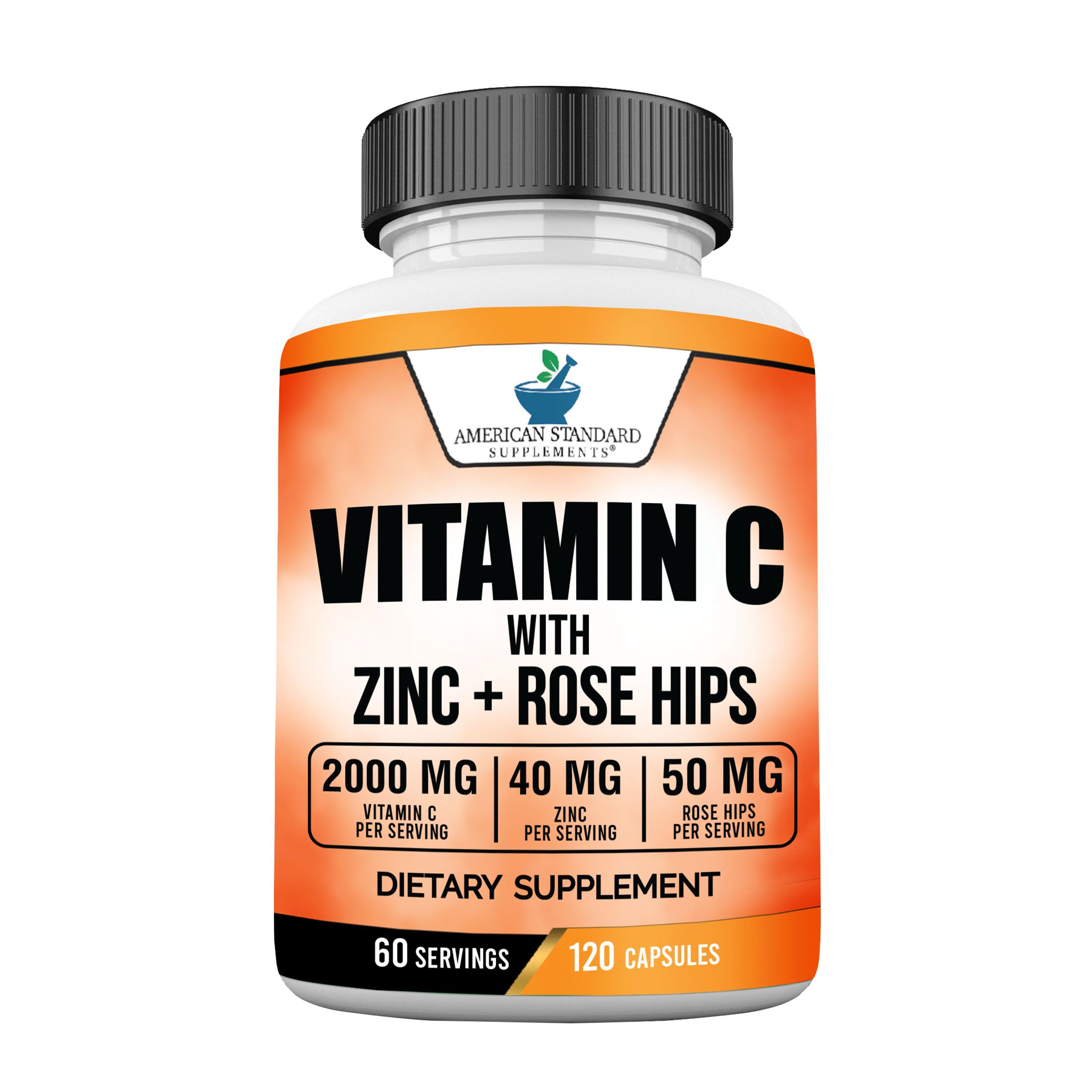 Foto 2 pulgar | Suplemento American Standard Supplements De Vitamina C 2000 Mg - Venta Internacional.