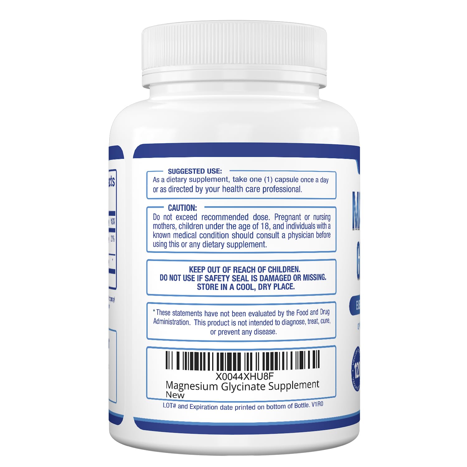 Foto 8 pulgar | Suplemento De Magnesio Purly Optimal Glicinato De Magnesio 500 Mg - Venta Internacional.
