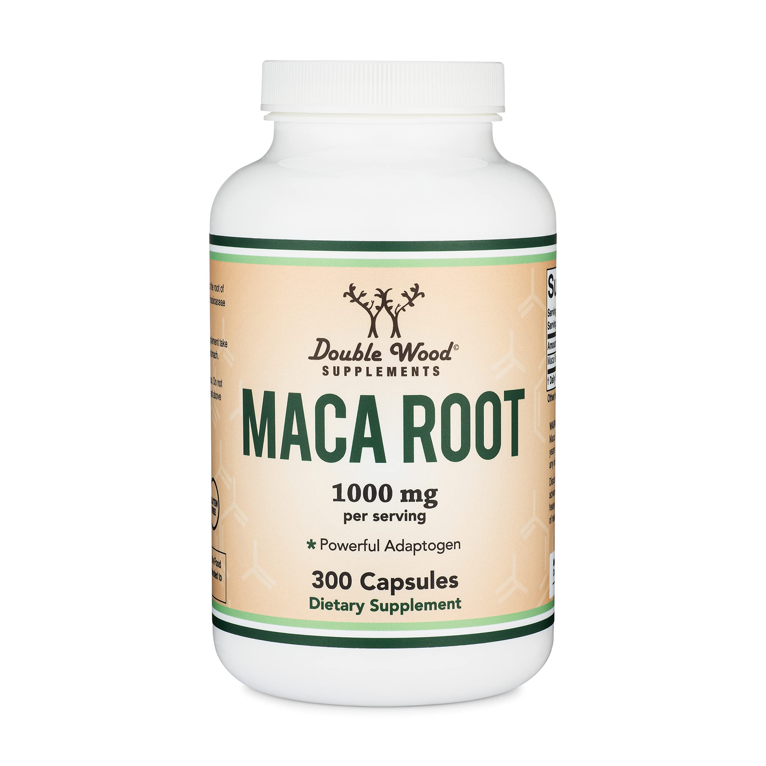 Foto 6 pulgar | Suplementos Double Wood, Cápsulas De Raíz De Maca, 300 X 1000 Mg - Venta Internacional.