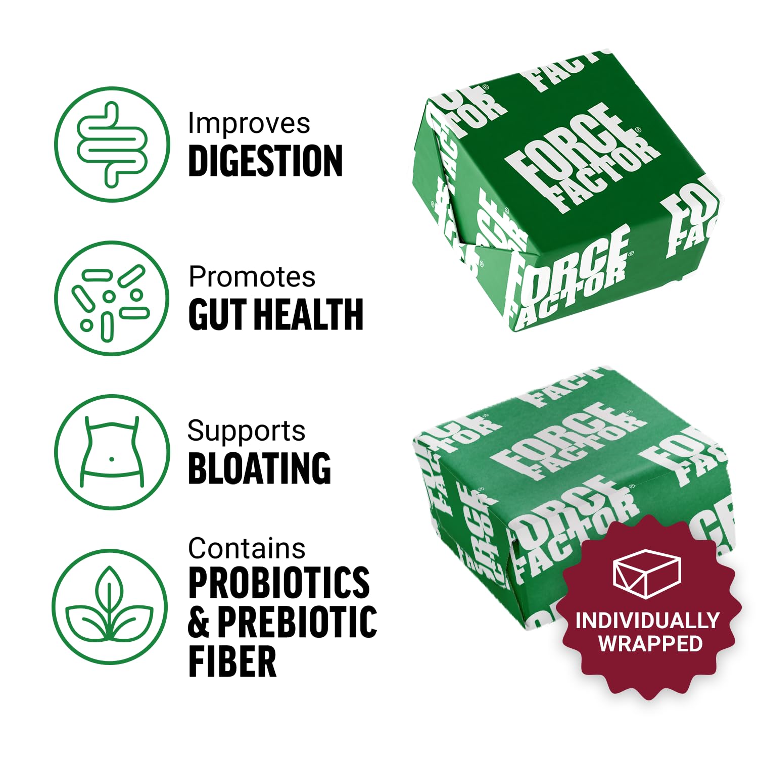 Foto 3 pulgar | Suplemento Force Factor Smarter Greens Superfood Chews 180 - Venta Internacional.