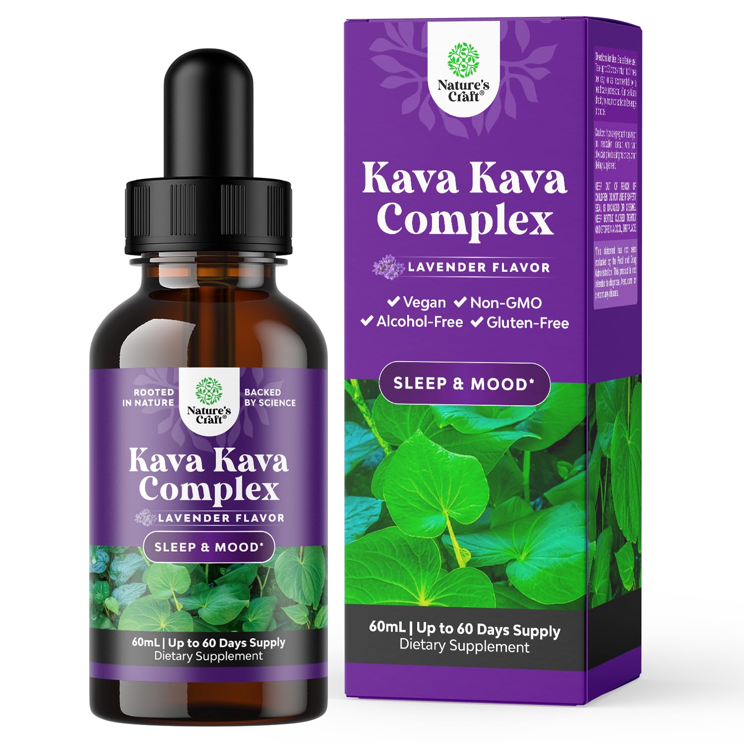 Foto 2 pulgar | Kava Líquida Kava Drops Natures Craft Calmante Con Manzanilla - Venta Internacional.