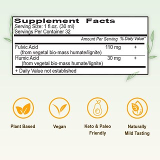 Foto 4 | Suplemento Vital Earth Minerals Fulvic Humic, Paquete De 2 Unidades, 960 Ml - Venta Internacional.