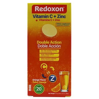 Foto 1 | Suplemento Redoxon De Vitamina C Y Zinc, 20 Tabletas Efervescentes - Venta Internacional.