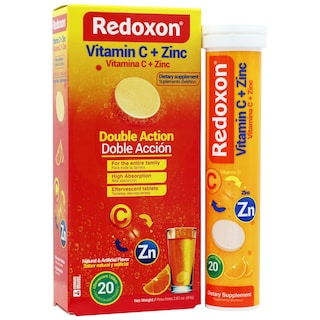 Foto 3 | Suplemento Redoxon De Vitamina C Y Zinc, 20 Tabletas Efervescentes - Venta Internacional.