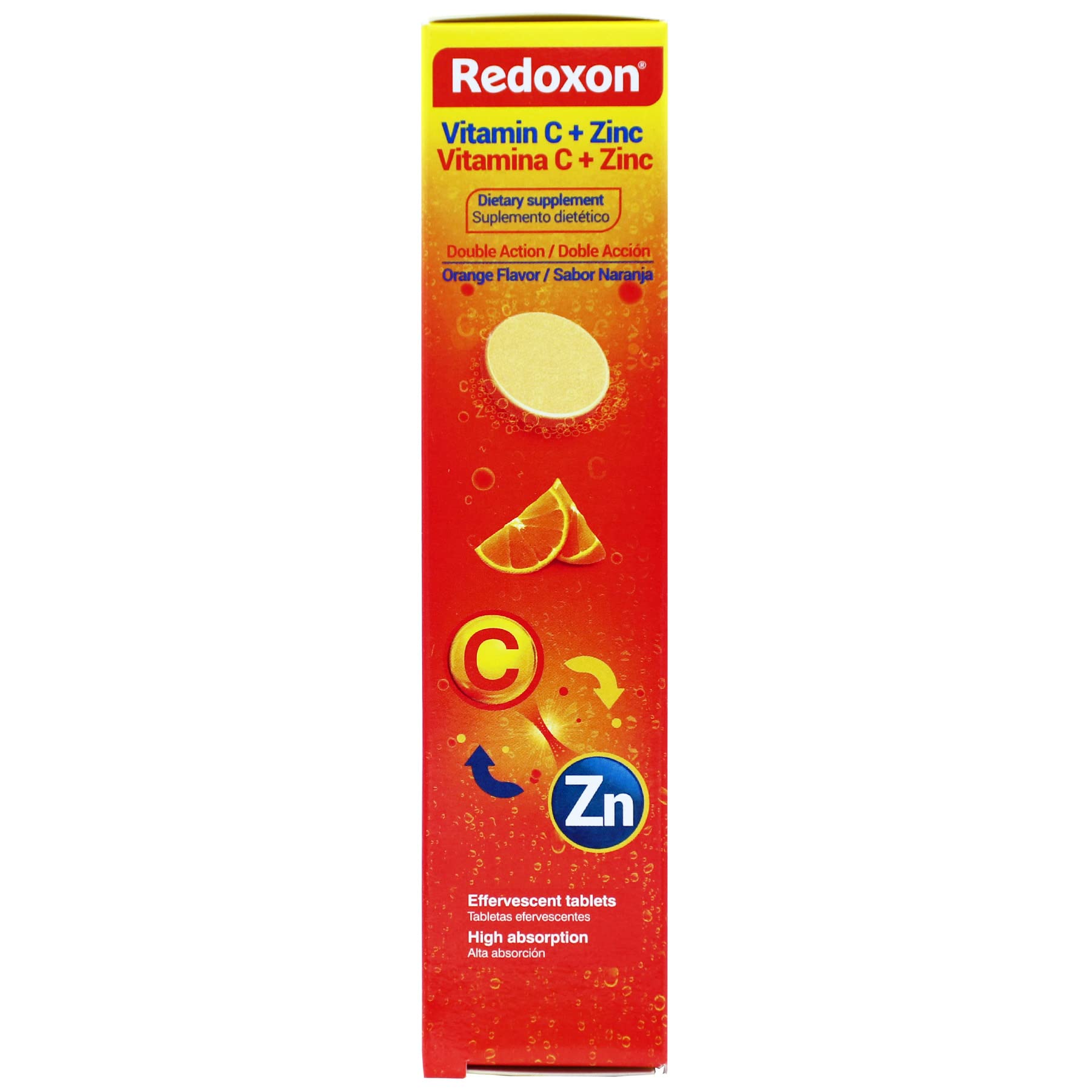Foto 5 pulgar | Suplemento Redoxon De Vitamina C Y Zinc, 20 Tabletas Efervescentes - Venta Internacional.