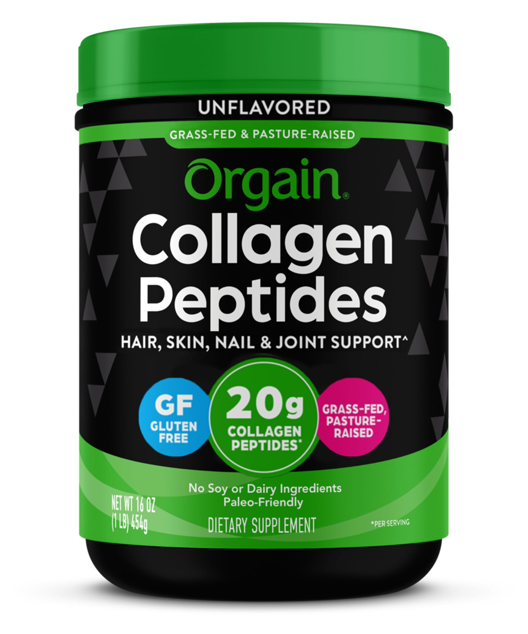 Foto 2 pulgar | Péptidos De Colágeno En Polvo Orgain Hidrolizados, 20 G, Tipo I Y Iii - Venta Internacional.
