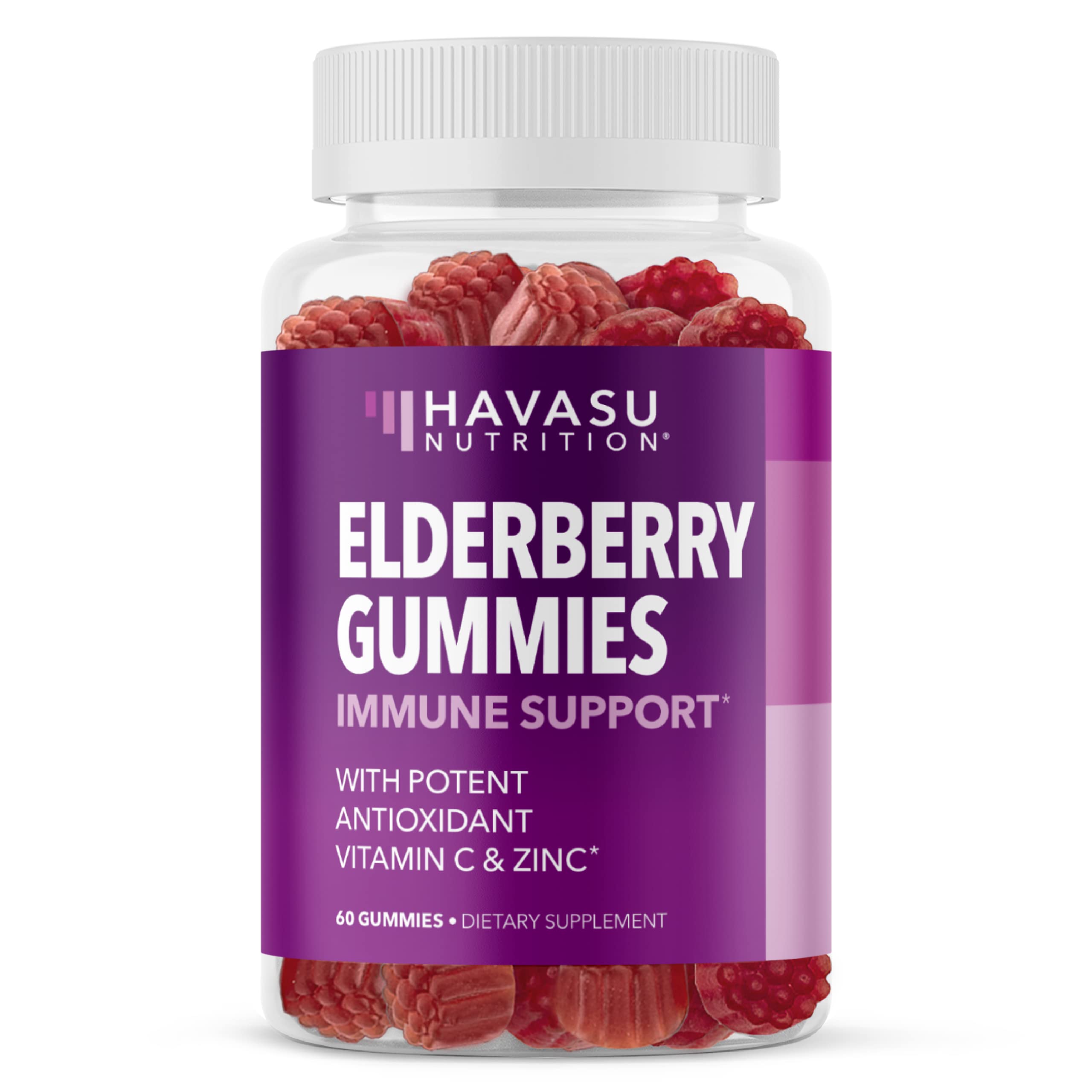 Gomitas De Saúco Havasu Nutrition Sambucus Con Zinc Y Vitamina C - Venta Internacional.