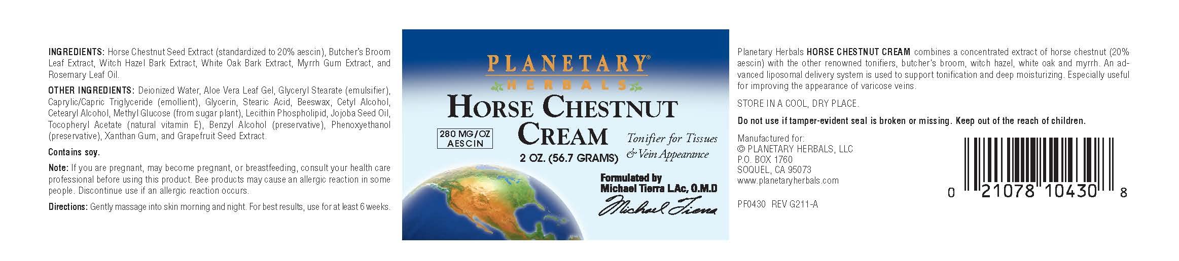 Foto 5 pulgar | Crema Planetary Herbals Castaño De Indias 60 Ml - Venta Internacional.