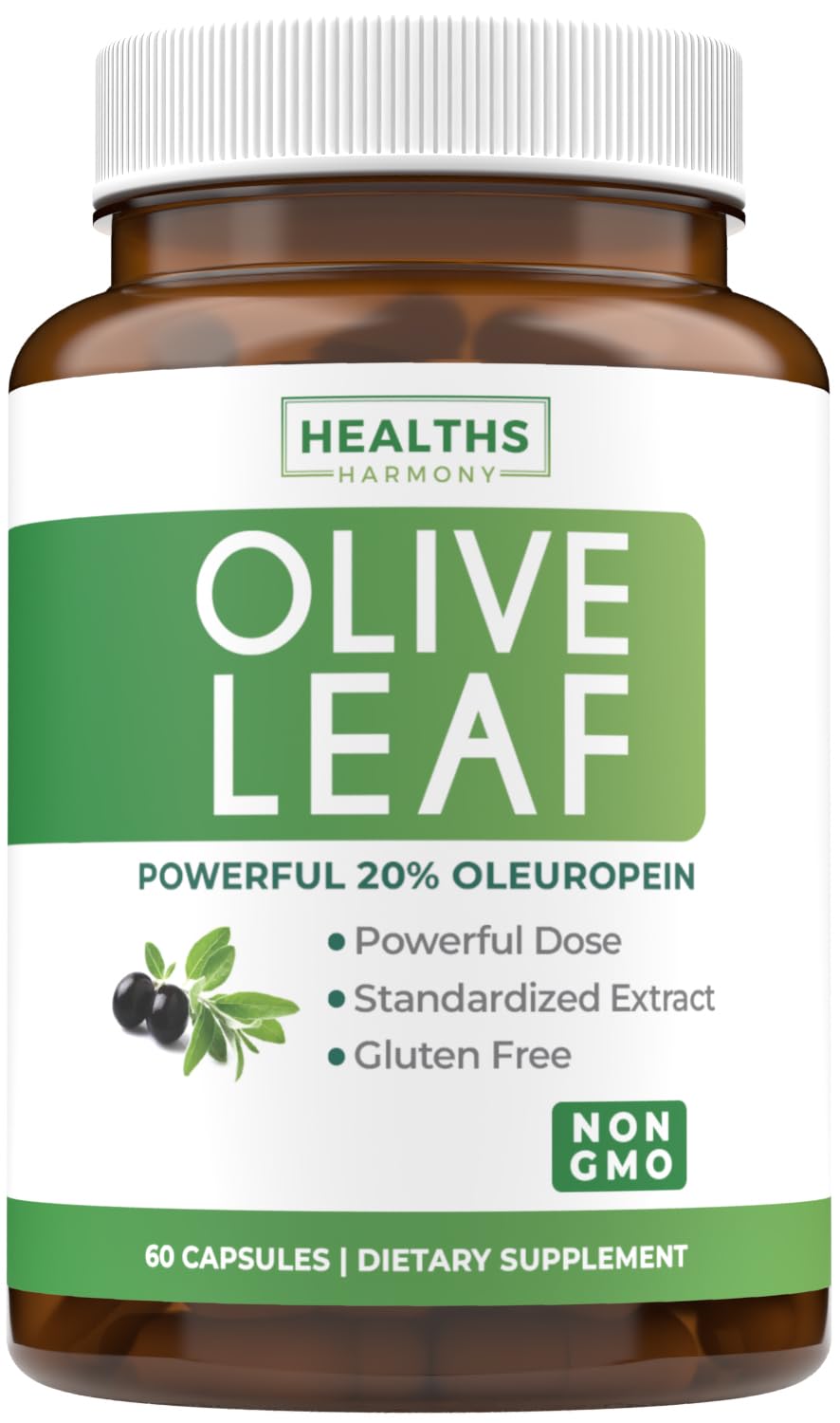 Foto 2 pulgar | Extracto De Hoja De Olivo Harmony De Supplement Healths 750 Mg 60 Cápsulas - Venta Internacional.