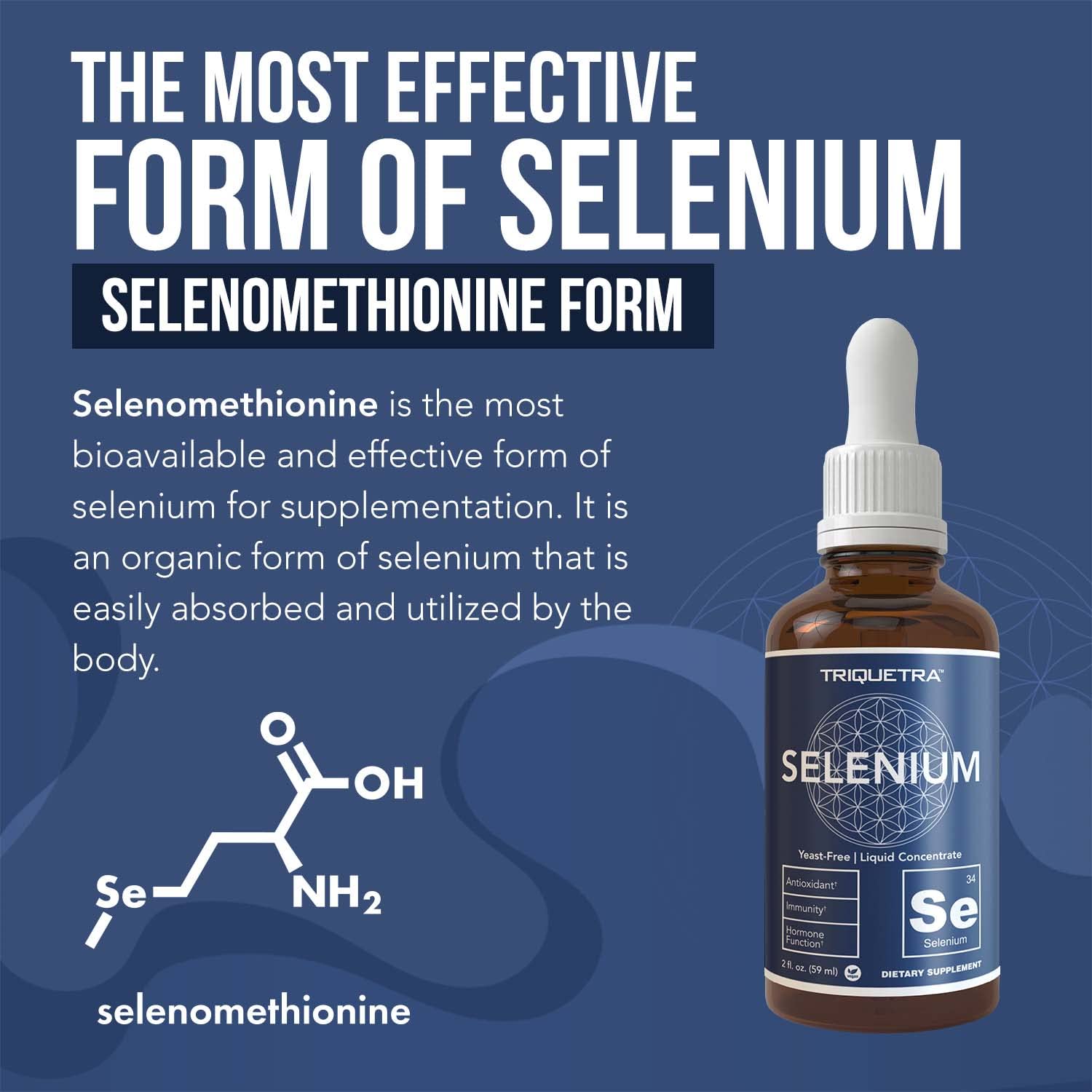 Foto 6 pulgar | Suplemento Triquetra Health Selenium 200 Mcg De Selenometionina - Venta Internacional.