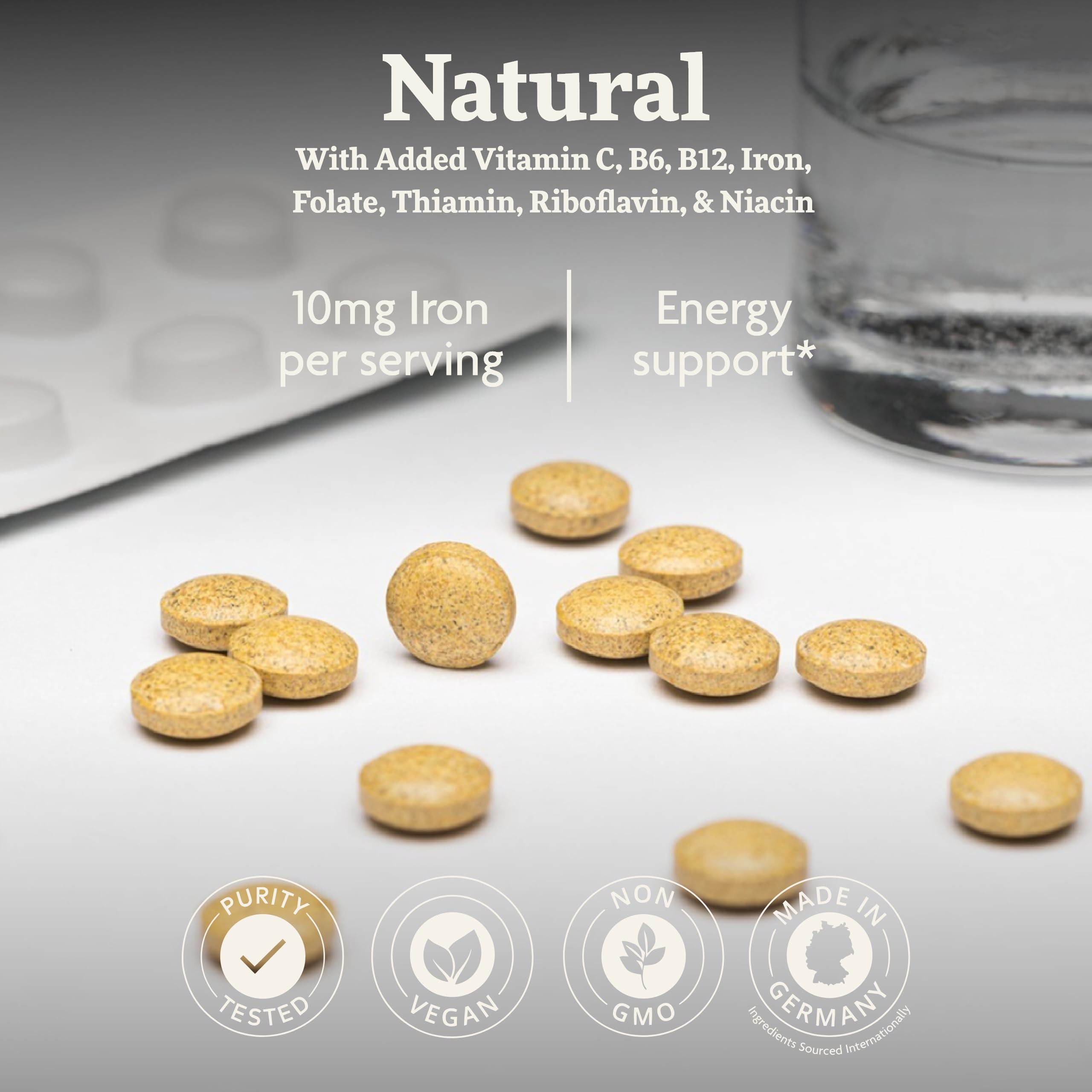 Foto 4 pulgar | Tabletas De Hierro Floradix Energy Support 10 Mg 120 Tabletas - Venta Internacional.