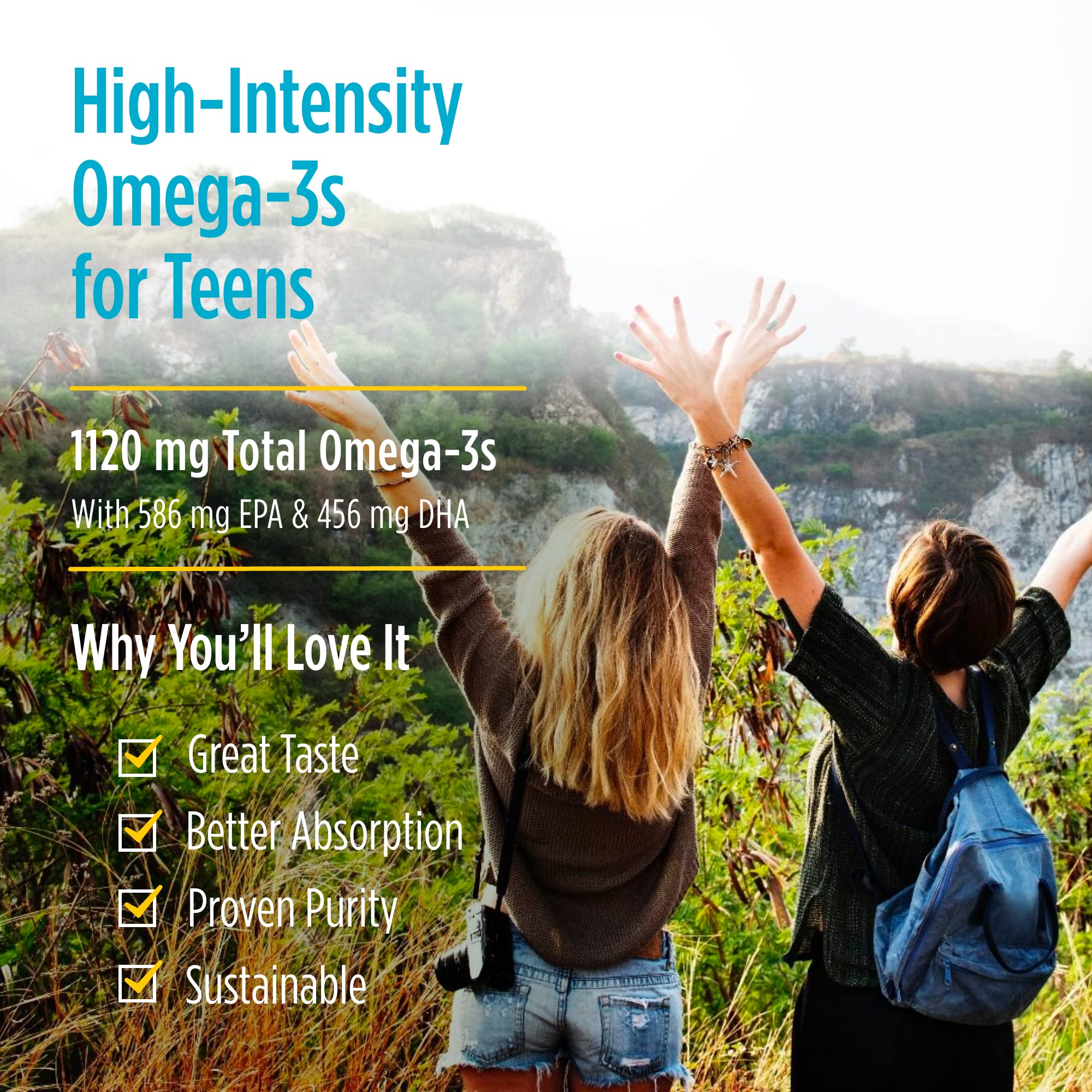 Foto 6 | Suplemento Nordic Naturals Ultimate Omega 2x Teen 60 Cápsulas Blandas - Venta Internacional.