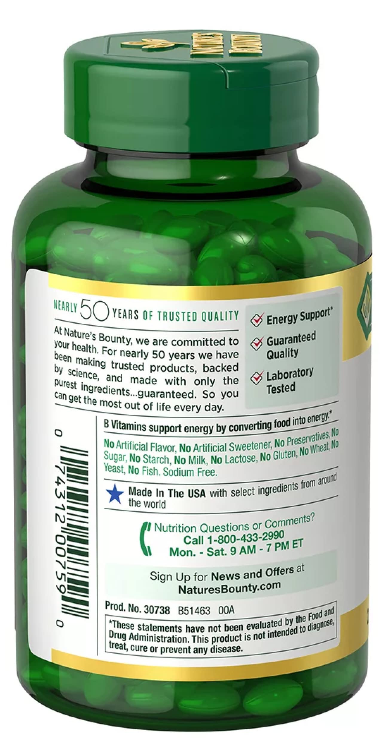 Foto 4 pulgar | Suplemento De Biotina De Nature's Bounty, 10 000 Mcg, 250 Cápsulas Blandas - Venta Internacional.