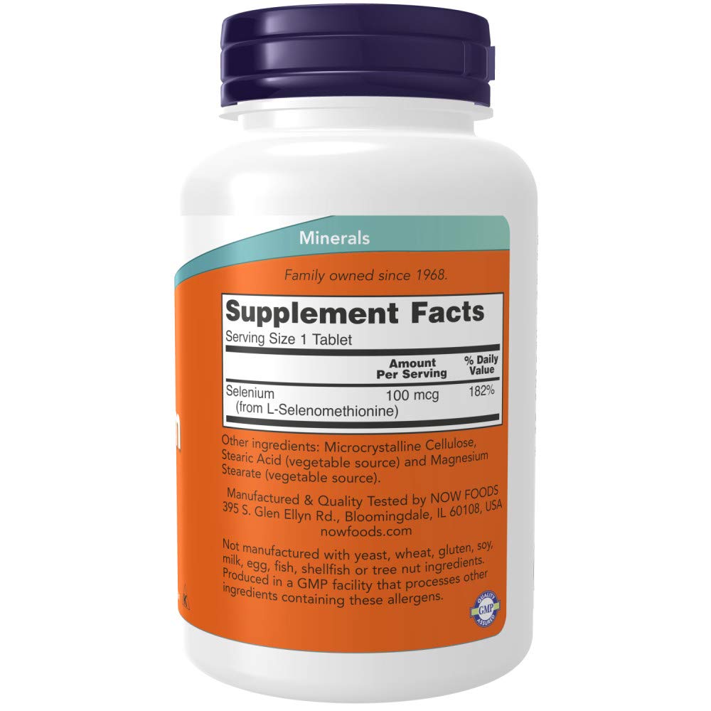 Foto 3 pulgar | Suplementos Now Foods Selenio (l-selenometionina) 100 Mcg - Venta Internacional.