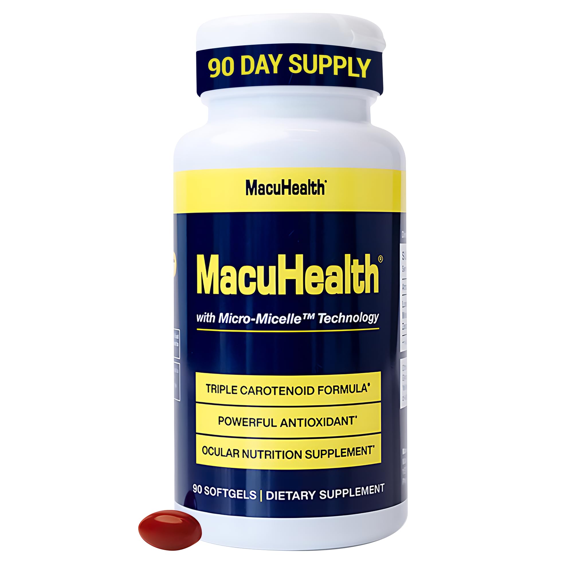 Foto 2 pulgar | Vitaminas Para Ojos Macuhealth Triple Carotenoid 90 Cápsulas Blandas - Venta Internacional.