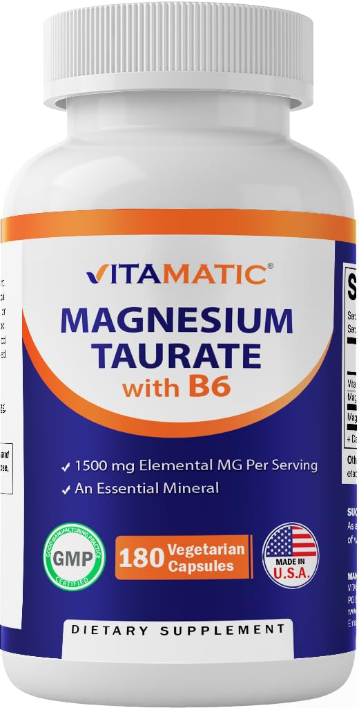 Foto 2 pulgar | Suplemento Vitamático De Taurato De Magnesio 1500 Mg 180 Cápsulas - Venta Internacional.