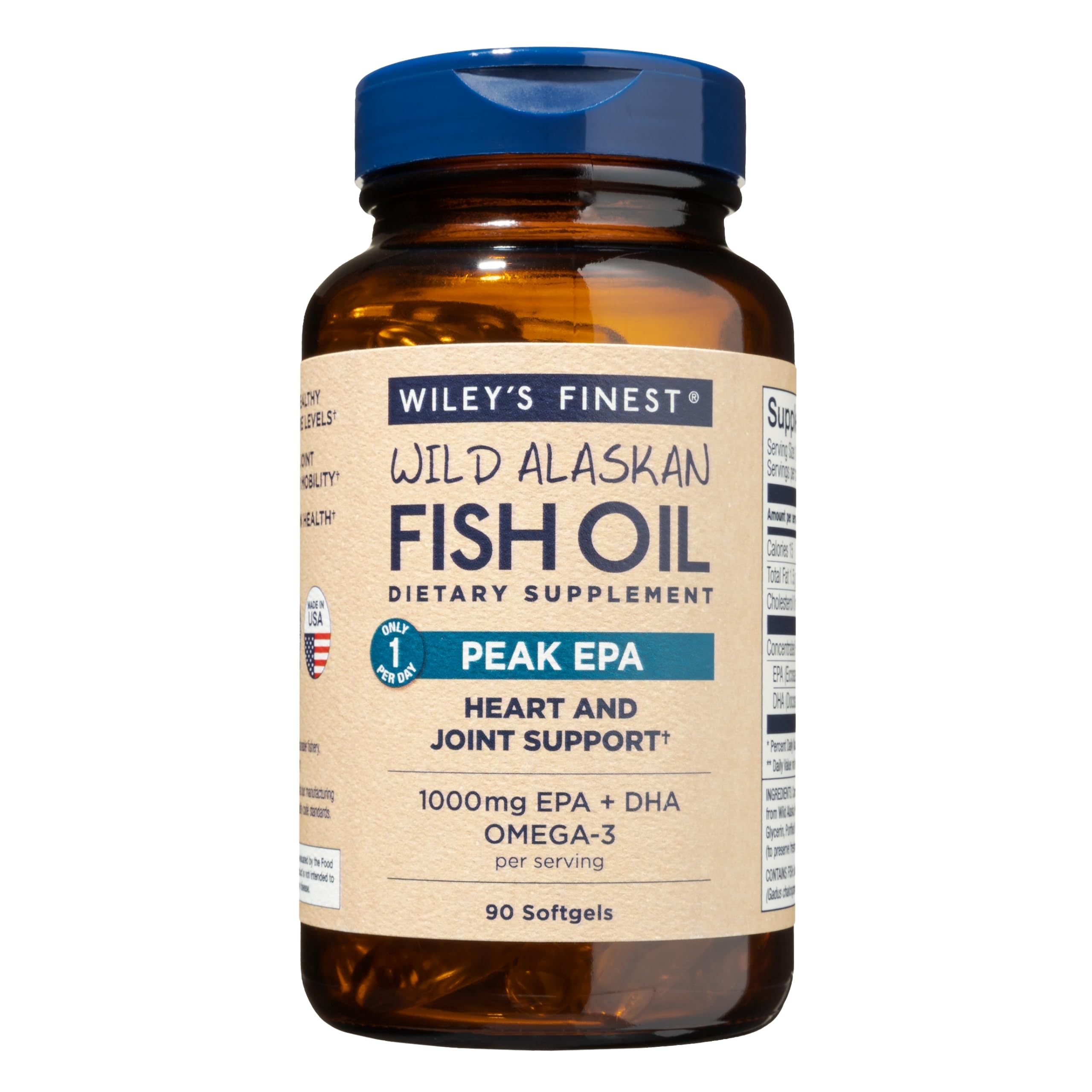 Foto 2 pulgar | Suplemento Wiley's Finest Wild Fish Oil Peak Epa 1000 Mg - Venta Internacional.