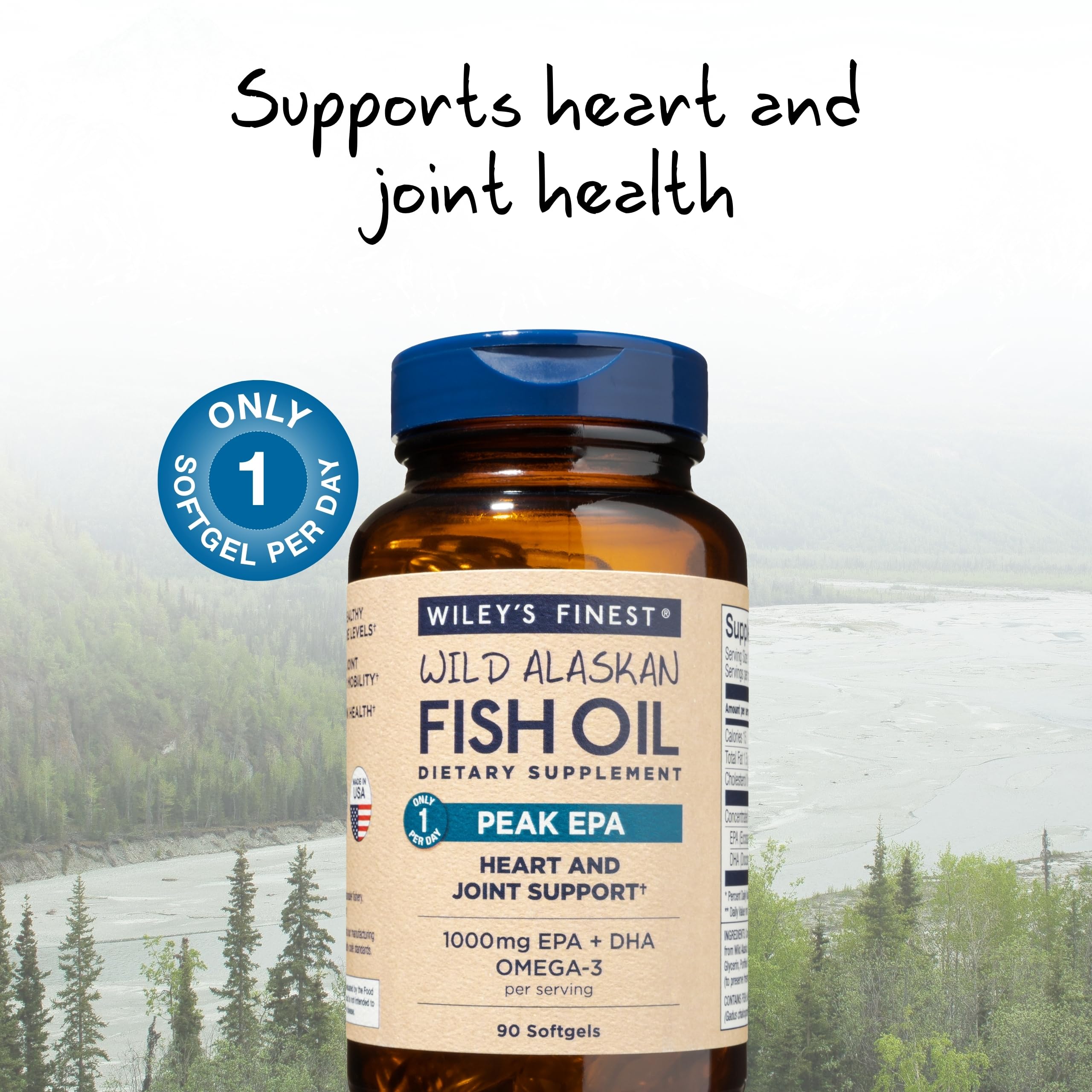 Foto 4 pulgar | Suplemento Wiley's Finest Wild Fish Oil Peak Epa 1000 Mg - Venta Internacional.