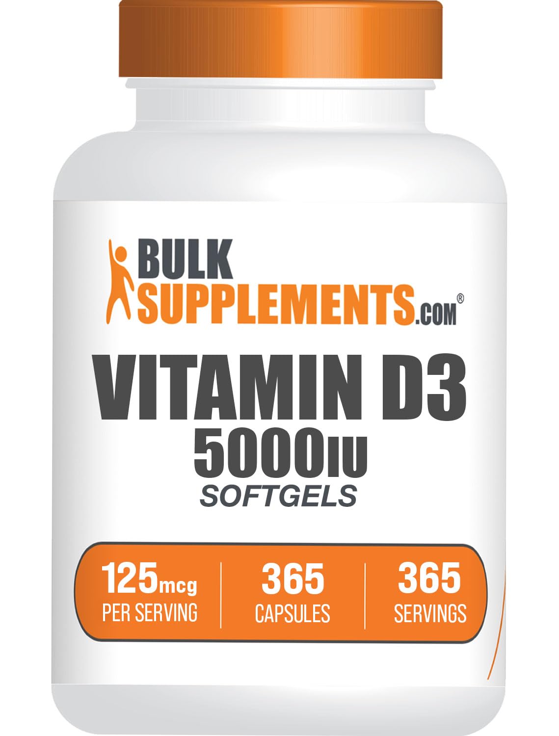 Foto 2 pulgar | Cápsulas Blandas De Vitamina D3 De 5000 Ui De Supplement Bulksupplements.com - Venta Internacional.