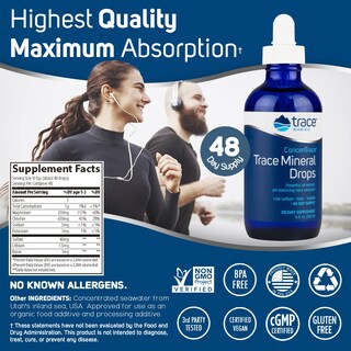 Foto 3 | Suplemento De Oligoelementos Concentrace En Gotas, 118 Ml, 48 Días - Venta Internacional.