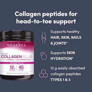 Foto 3 | Colágeno En Polvo Neocell Super Collagen Plus Vitamina C, 20.6 Oz - Venta Internacional.