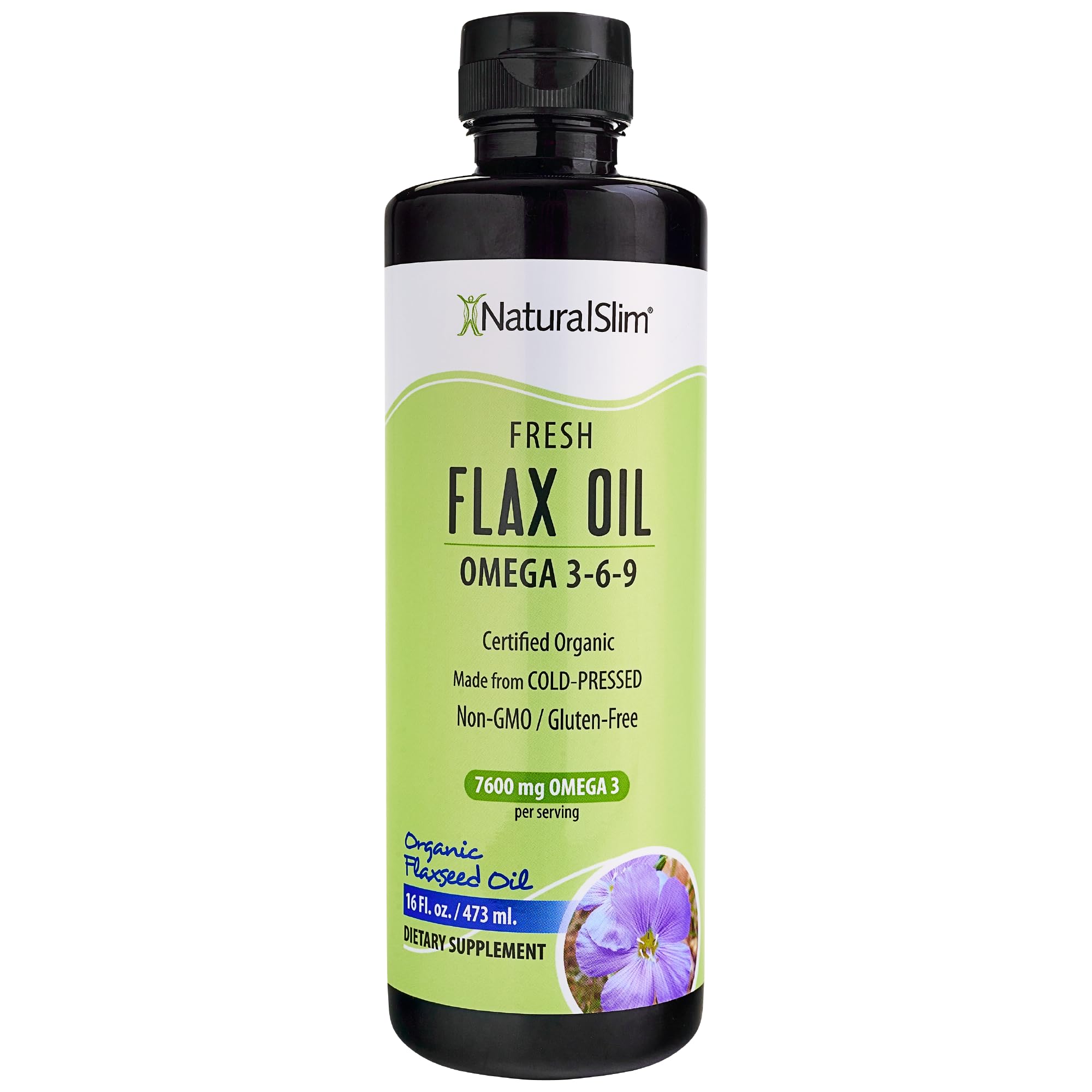 Foto 2 pulgar | Suplemento De Aceite De Lino Naturalslim Omega 3 6 9 480 Ml - Venta Internacional.