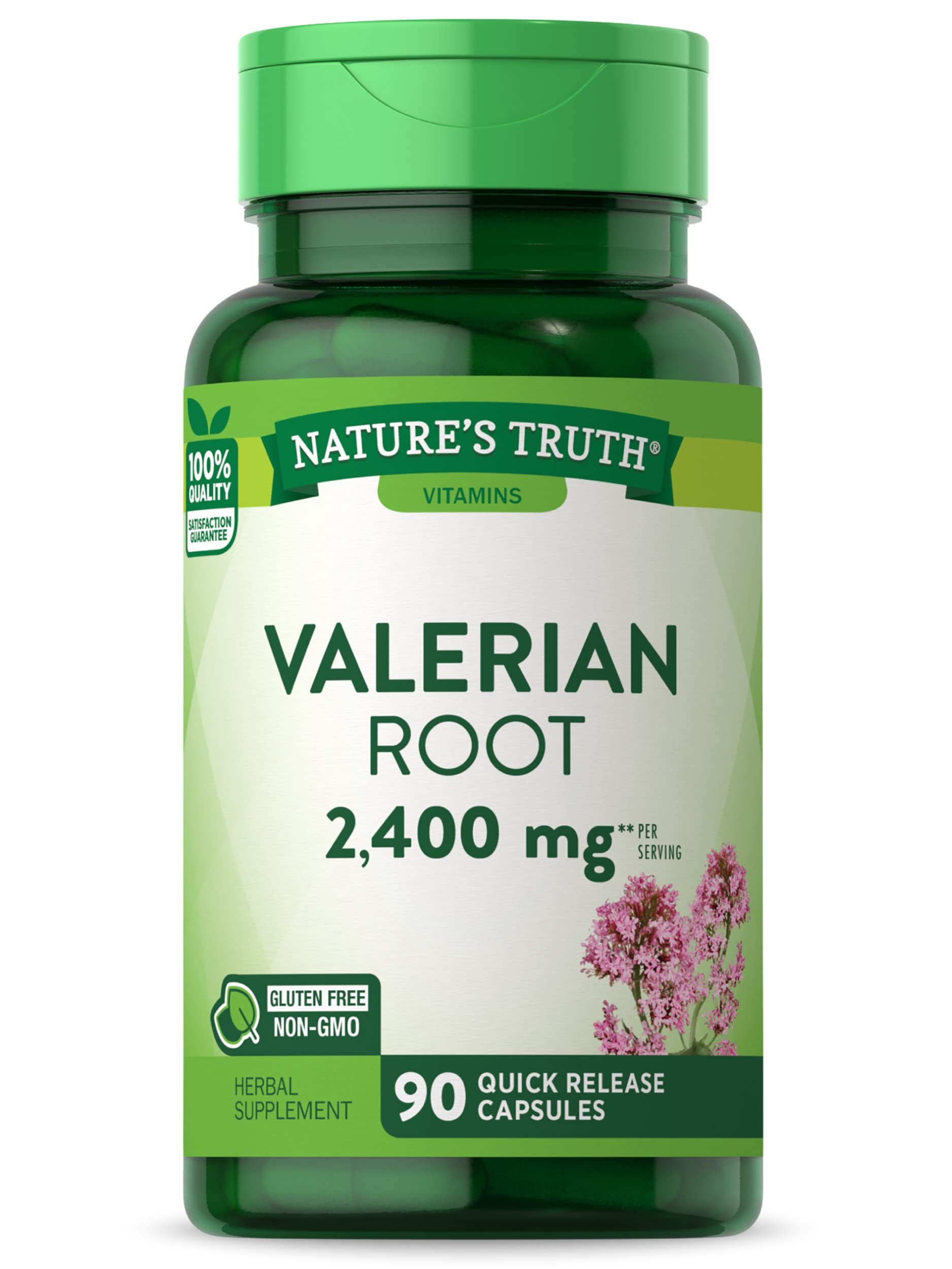 Foto 2 pulgar | Suplemento Nature's Truth, Cápsulas De Raíz De Valeriana, 2400 Mg, 90 Unidades - Venta Internacional.