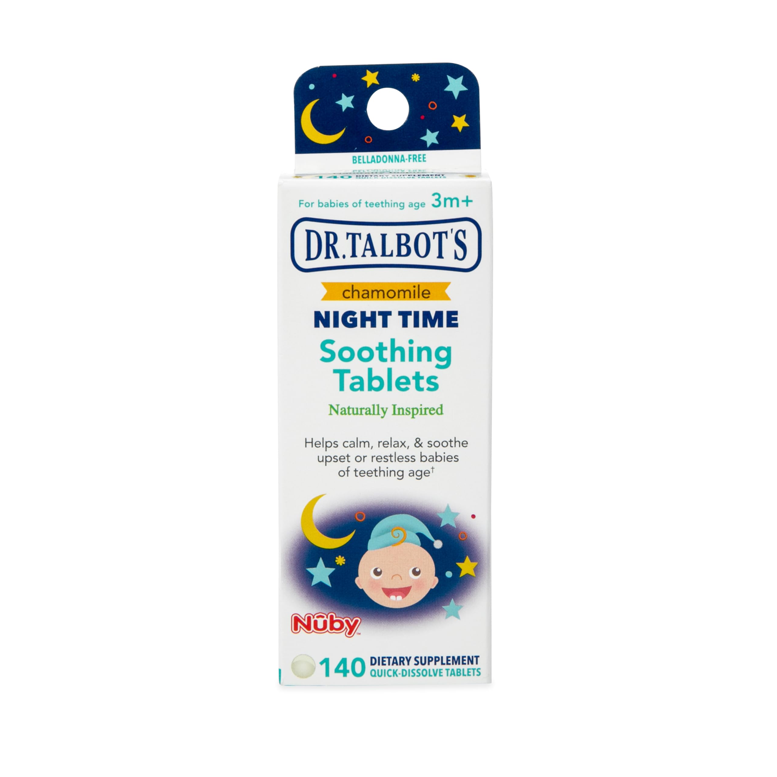 Foto 4 pulgar | Tabletas Calmantes De Manzanilla Nocturna Del Dr. Talbot X140 - Venta Internacional.