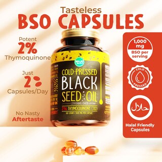 Foto 3 | Suplemento De Aceite De Semilla Negra Maju Superfoods 60 Cápsulas 500 Mg - Venta Internacional.