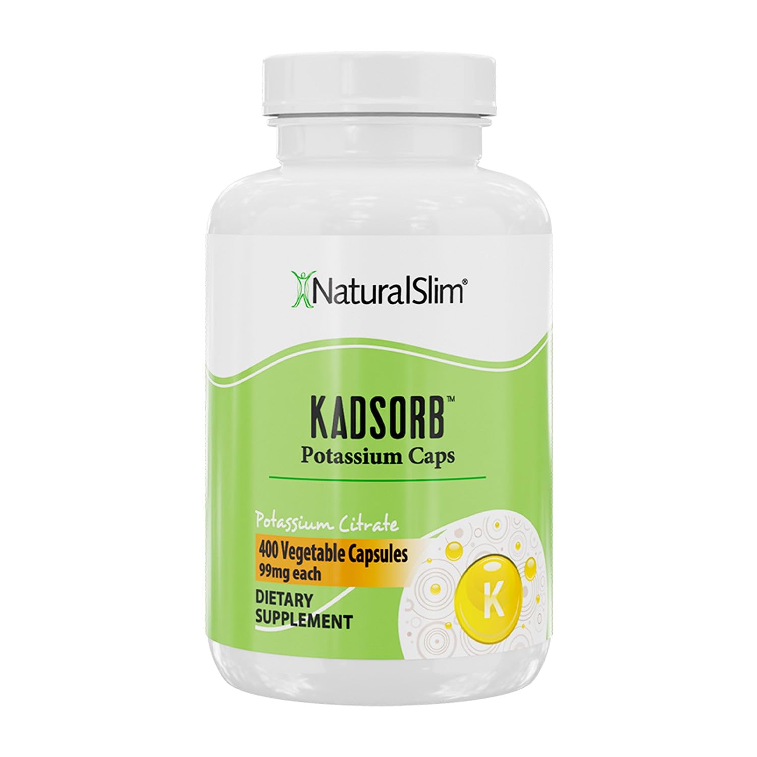 Foto 2 pulgar | Suplemento De Potasio Naturalslim Kadsorb 99 Mg 400 Cápsulas - Venta Internacional.