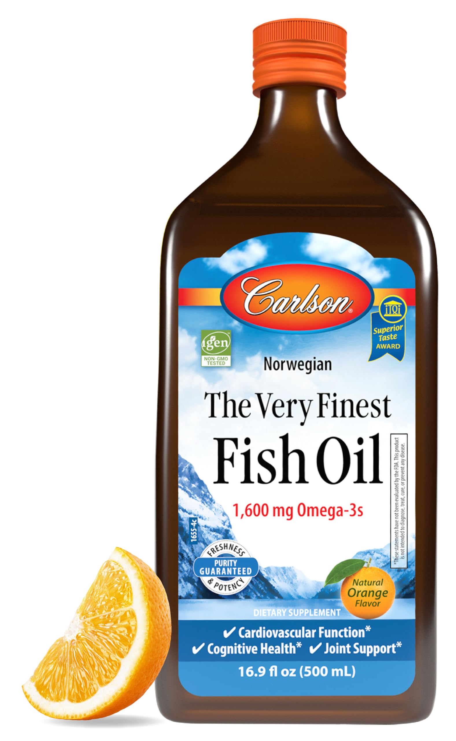 Foto 2 pulgar | Suplemento Carlson The Very Finest Fest Fish Oil 500 Ml Omega-3 - Venta Internacional.