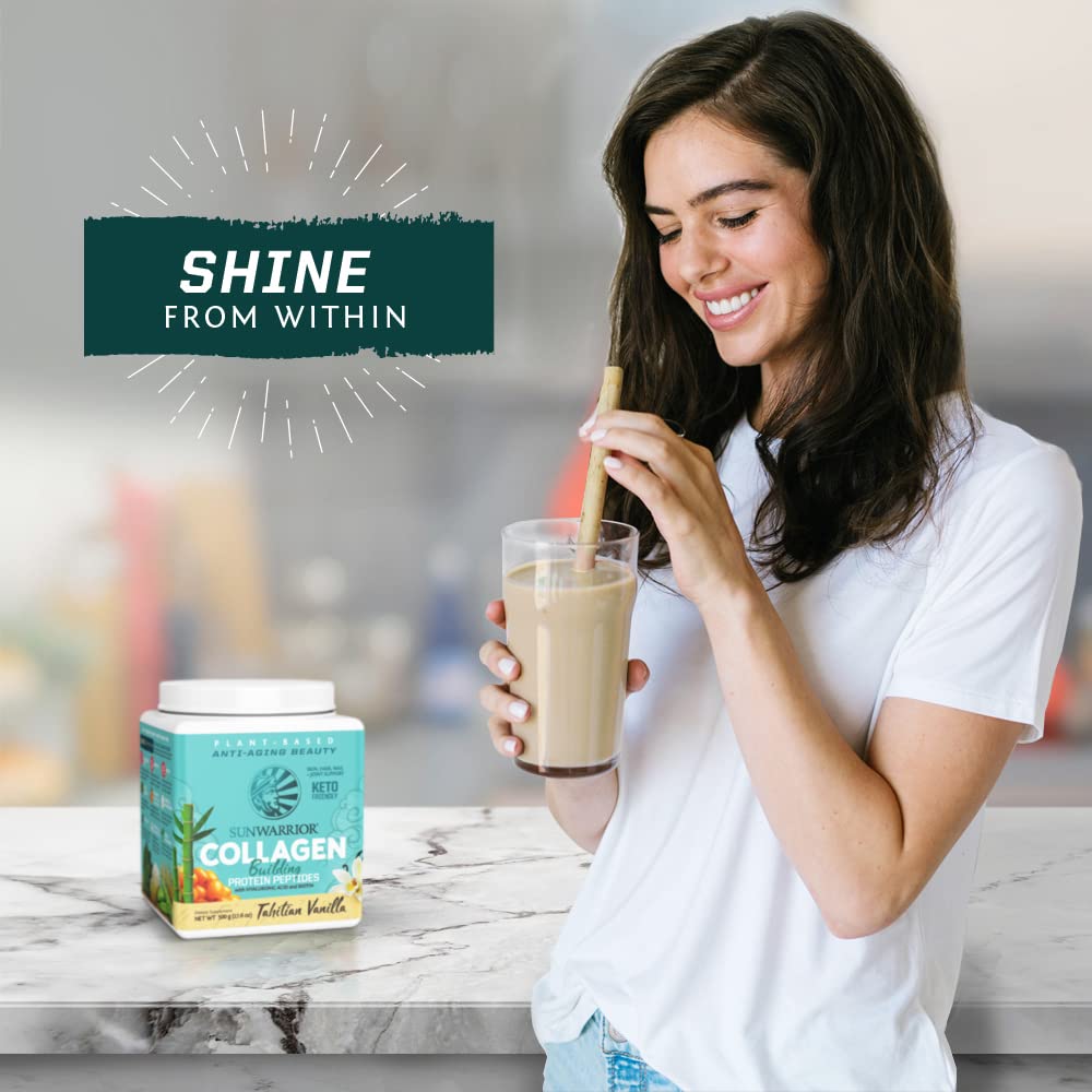 Foto 7 | Proteína De Colágeno Vegana En Polvo Sunwarrior Vanilla, 20 Porciones - Venta Internacional.