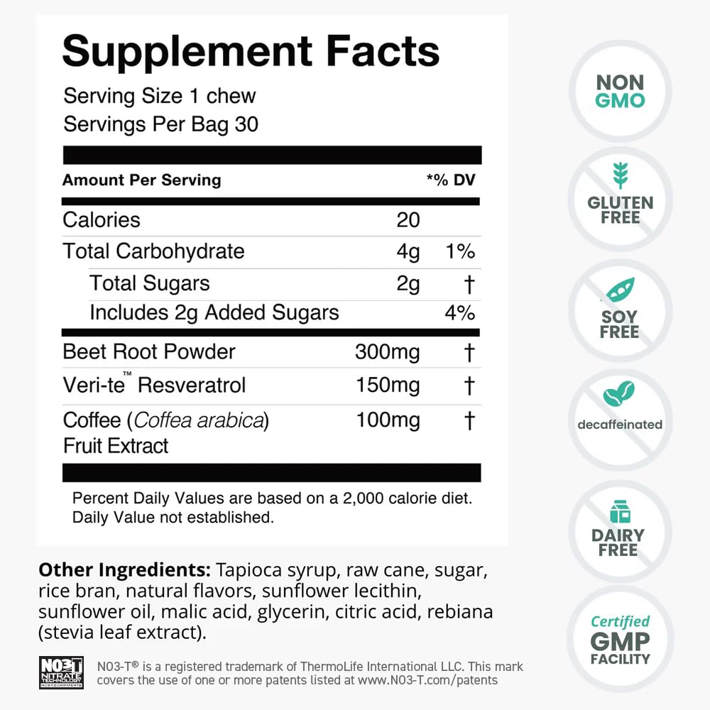 Foto 2 | Suplemento Humann Superbeets Memory & Focus 30 Masticables - Venta Internacional.