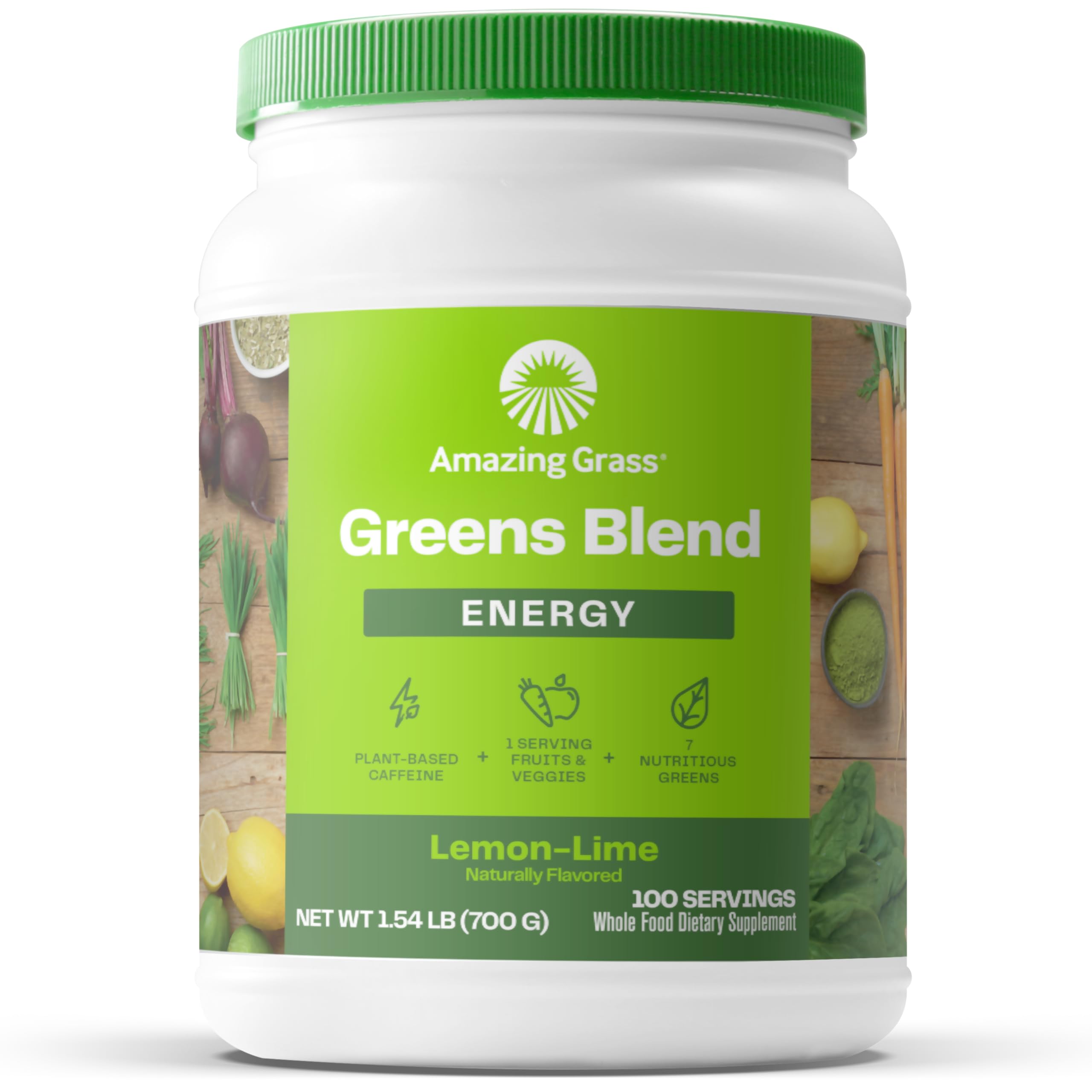 Foto 2 pulgar | Suplementa Amazing Grass Green Superfood Energy, 100 Porciones - Venta Internacional.