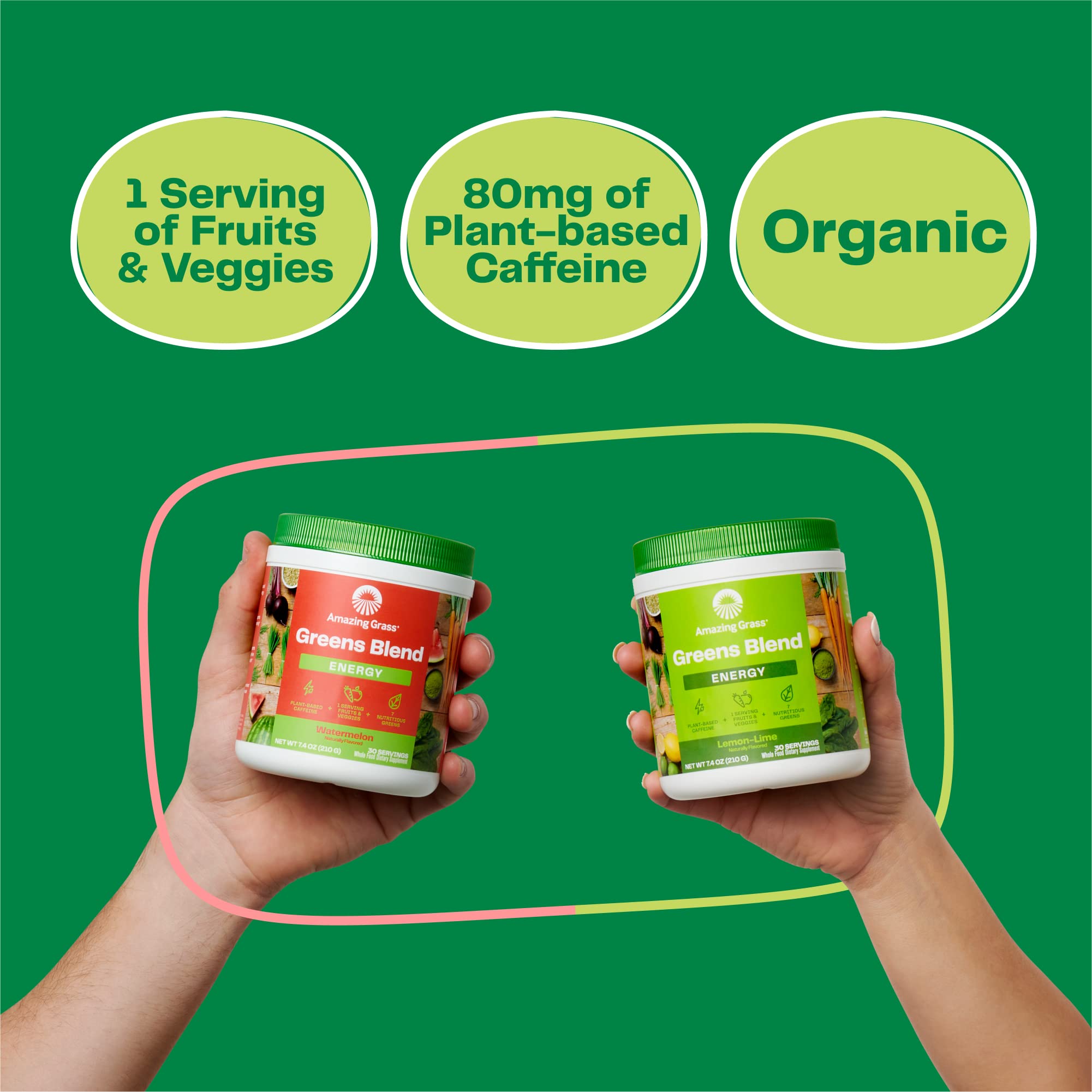 Foto 4 pulgar | Suplementa Amazing Grass Green Superfood Energy, 100 Porciones - Venta Internacional.