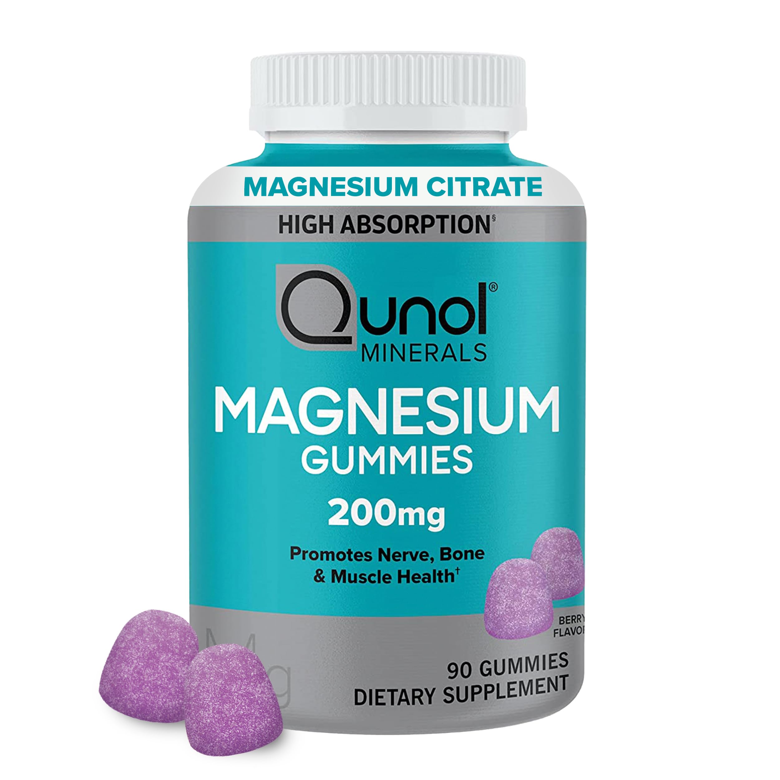 Foto 2 pulgar | Suplemento De Gomitas De Magnesio Qunol De 200 Mg Para Adultos, 90 Unidades - Venta Internacional.