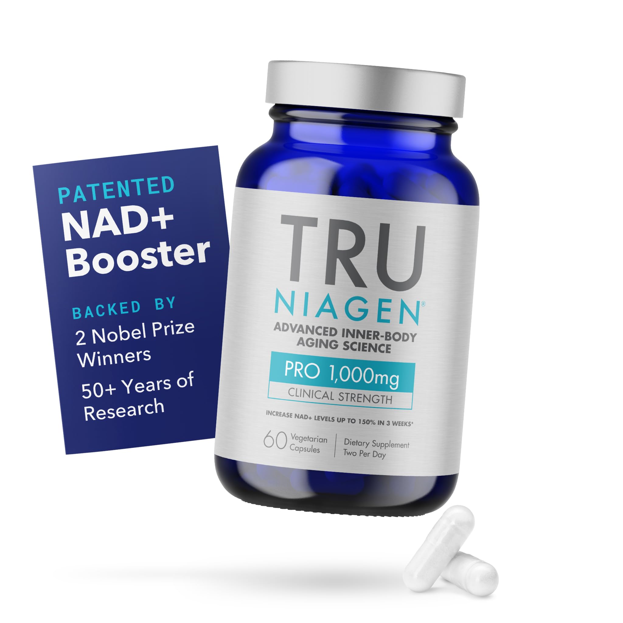 Foto 2 pulgar | Suplemento Tru Niagen Pro Nad+ 1000 Mg Para Combatir El Envejecimiento, 30 Porciones - Venta Internacional.