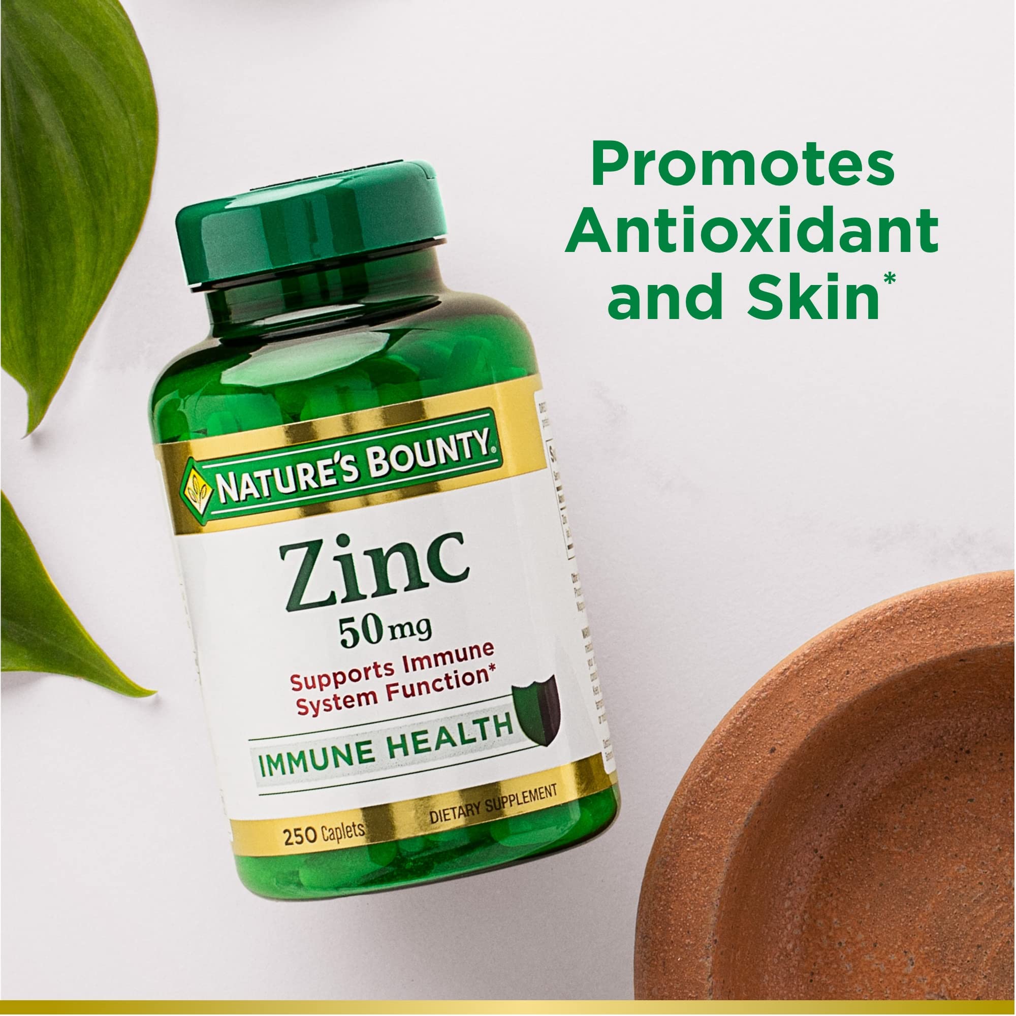 Foto 5 pulgar | Suplemento Nature's Bounty Zinc 50 Mg Para Apoyar El Sistema Inmunitario, 250 Cápsulas - Venta Internacional.